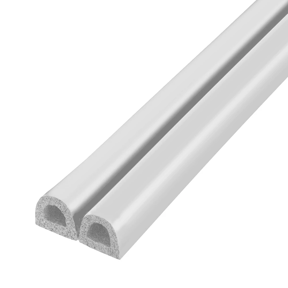 Фото Уплотнитель самоклеящийся ADH/D-9x7,5mm, WHITE белый 100m