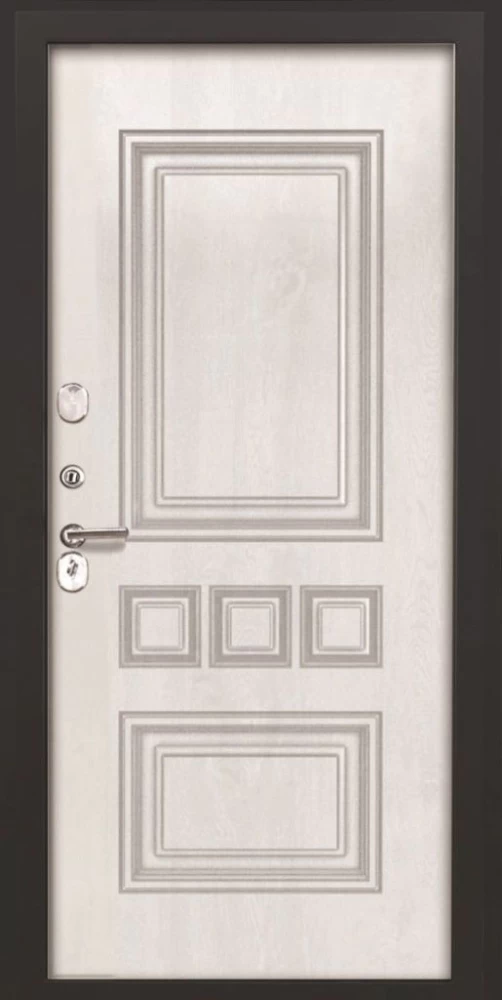 Входная дверь ДвериПРО L-43 фл-608 винорит white DPRO193104 внутренняя сторона