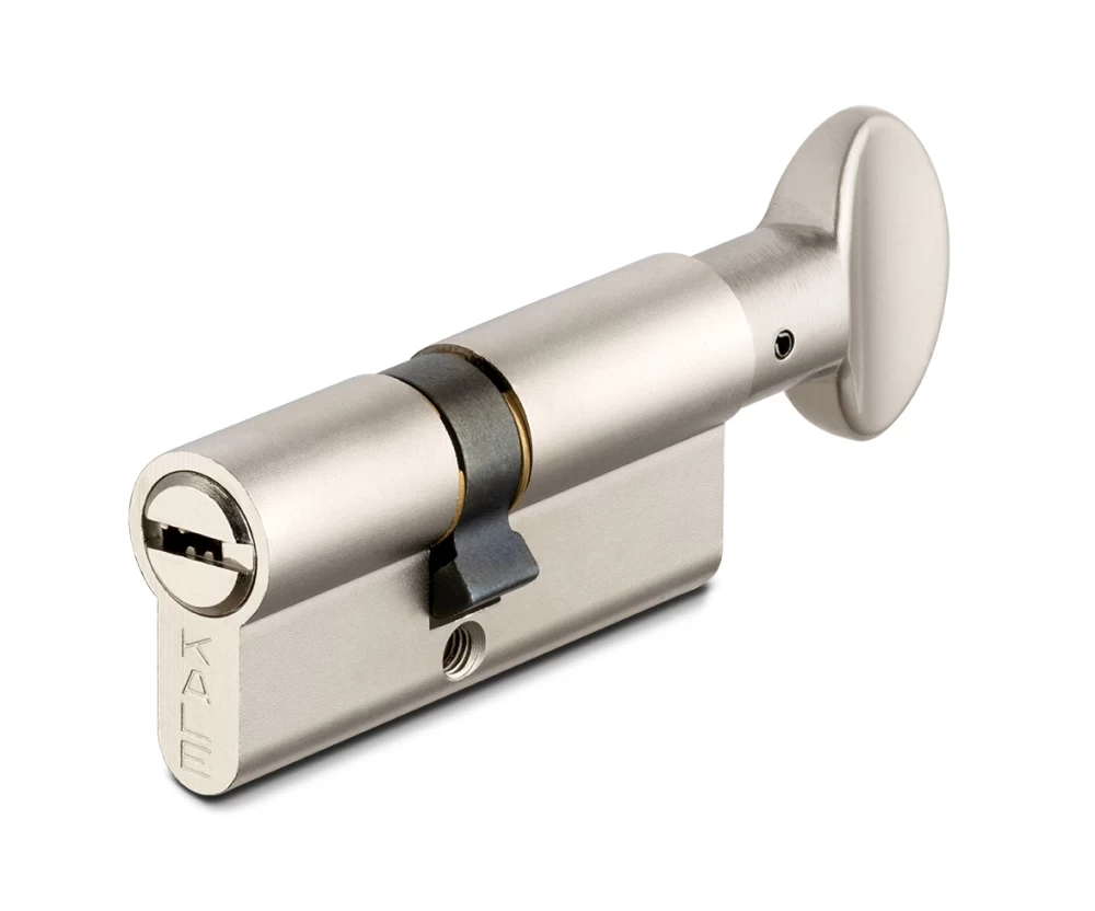 Фото Цилиндровый механизм с вертушкой 164 BM/80 (35+10+35) mm никель 5 кл.