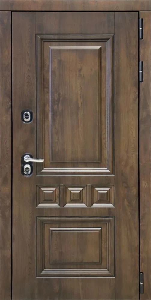 Входная дверь ДвериПРО Аура ФЛ-259 (10мм, дуб с пилением) DPRO195396 внешняя сторона