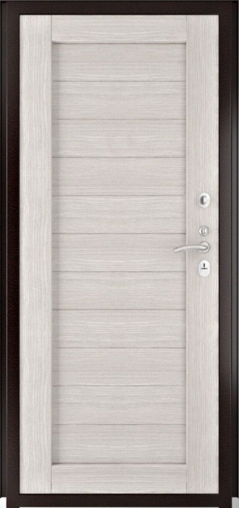 Входная дверь ДвериПРО Rosna Экошпон СБ-3 (16мм, капучино) DPRO196968 внутренняя сторона